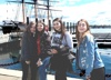 J-1 Visa students from Russia enjoying the waterfront at Fort Adams